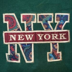 Vintage 90”s New York Graphic Spell Out T-shirt Tee Size Large